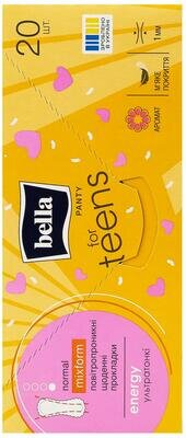 Прокладки гігієнічні щоденні Bella Panty for Teens, 20 шт