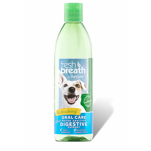 Добавка у воду для собак і котів TropiClean 001862 Fresh Breath Свіжий подих з пребіотиком, 473 мл