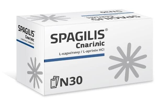 Спагіліс (SPAGILIS) L-карнітин/L-аргінін HCI з підсолоджувачем гель №30 в саше