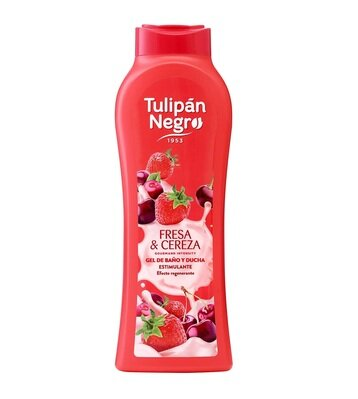 Гель для душу Tulipan Negro Полуниця та вишня, 650 мл