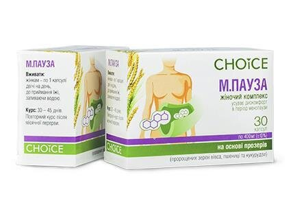 М.пауза Choice Phyto капсули №30