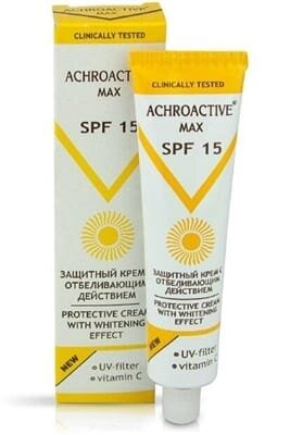 Крем для обличчя Achroactive Max SPF15 з відбілюючою дією, 45 мл