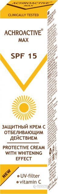 Крем для обличчя Achroactive Max SPF15 з відбілюючою дією, 45 мл