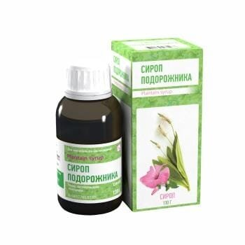 Сироп подорожника сироп по 130 г у бан.