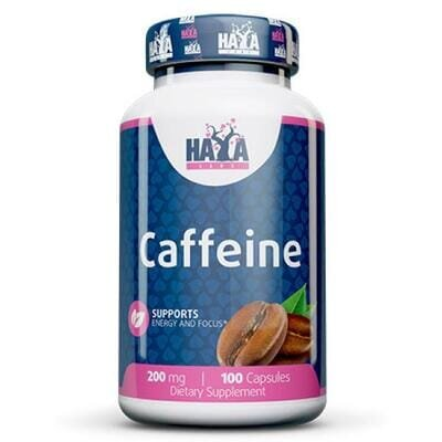 Кофеїн Haya Labs 200 мг, 100 капсул