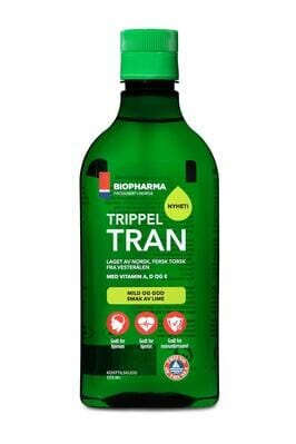 Риб’ячий жир Biopharma Trippel Tran рідина, 375 мл