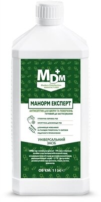 Манорм Експерт засіб для дезінфекції, 1000 мл (у зеленому флаконі)