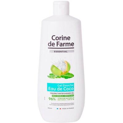 Гель для душу Corine De Farme Essential з кокосовою водою, 750 мл