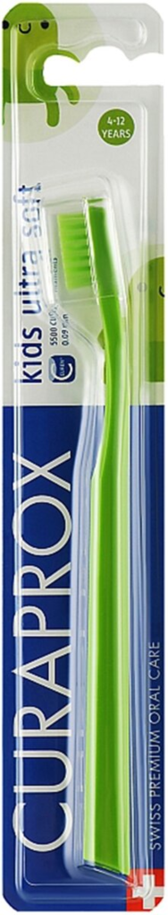 Зубна щітка дитяча Curaprox Kids Ultra Soft ультрам'яка, з 4 до 12 років, 1 штука