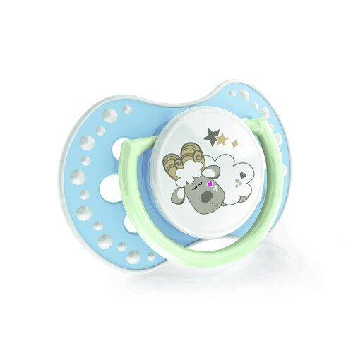 Пустушка силіконова Lovi Night & Day динамічна, 22/810boy, 3-6 місяців, 2 шт