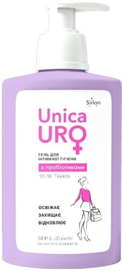 Гель для інтимної гігієни Unica Uro Teenth з пробіотиками, 250 мл