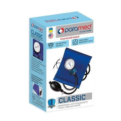 Тонометр Paramed Classic механічний зі стетоскопом