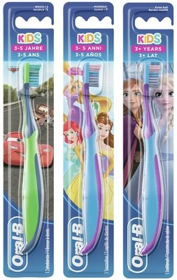 Зубна щітка Oral-B Kids Cars/Frozen дитяча 3+ екстра м'яка, 1 шт
