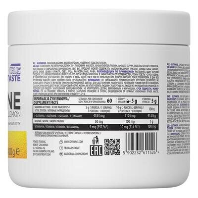 Амінокислоти OstroVit L-Glutamine смак лимон, 300 г