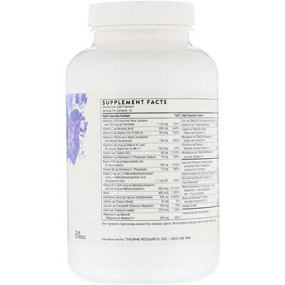 Мультивітаміни екстра Thorne Research Advanced Nutrients, 240 вегетаріанських капсул