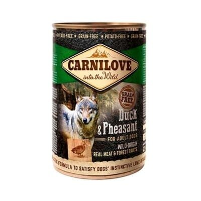 Корм вологий для собак Carnilove Duck & Pheasant for Adult Dogs з м'ясом качки і фазана, 400 г