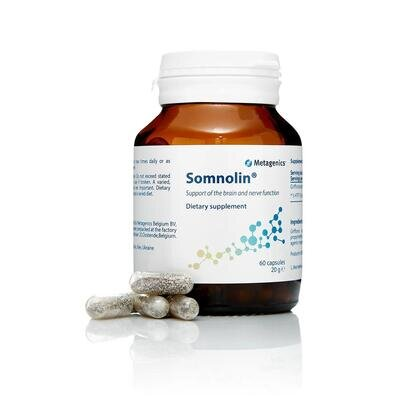 Сомнолін Metagenics Somnolin капсули по 0.34 г №60 у флак. скл.