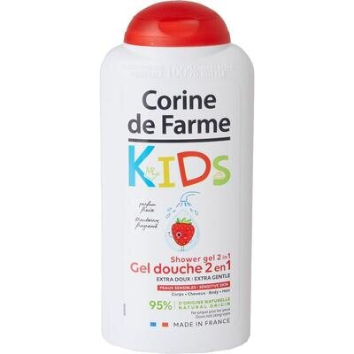 Гель для душу 2 в 1 Corine De Farme Kids Полуниця, 300 мл