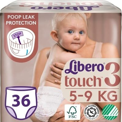 Підгузки-трусики Libero Touch Pants розмір 3, 5-9 кг, 36 шт