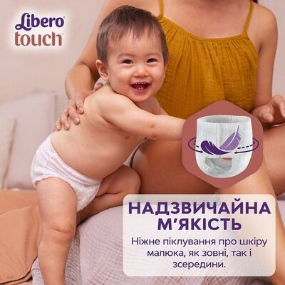 Підгузки-трусики Libero Touch Pants розмір 3, 5-9 кг, 36 шт