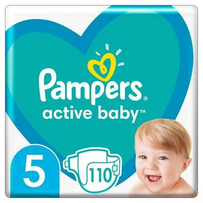 Підгузки дитячі Pampers Active Baby розмір 5, 11-16 кг, 110 шт