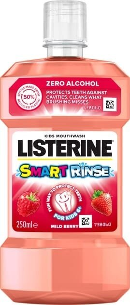 Ополіскувач для порожнини рота Listerine Smart Rinse дитячий, 250 мл