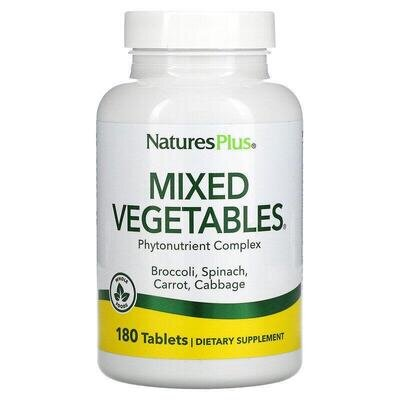 Овочева суміш Nature's Plus Mixed Vegetables, 180 таблеток