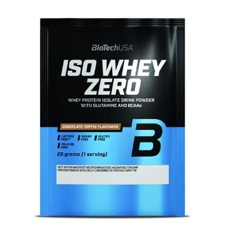 Протеїн Biotech Iso Whey Zero chocolate-toffee, 25 г