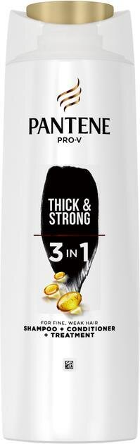Шампунь і бальзам-ополіскувач Pantene Pro-V 3 в 1 Густе та міцне, 360 мл