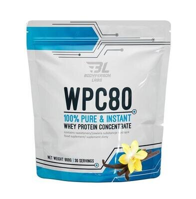 Протеїн Bodyperson Labs WPC80 ваніль, 900 г