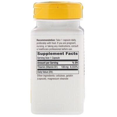 Вітамін B-1 Nature's Way Vitamin B-1 100 мг, 100 капсул
