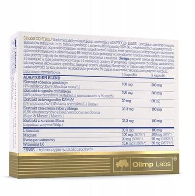 Дієтична добавка Olimp Stress Control, 30 капсул