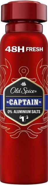 Дезодорант спрей Old Spice Captain 48h для чоловіків, 150 мл