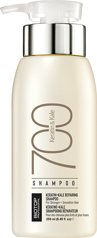 Шампунь для волосся Biotop 700 Keratin & Kale, 250 мл