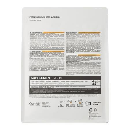 Креатин моногідрат OstroVit Creatine Monohydrate апельсин, 300 г