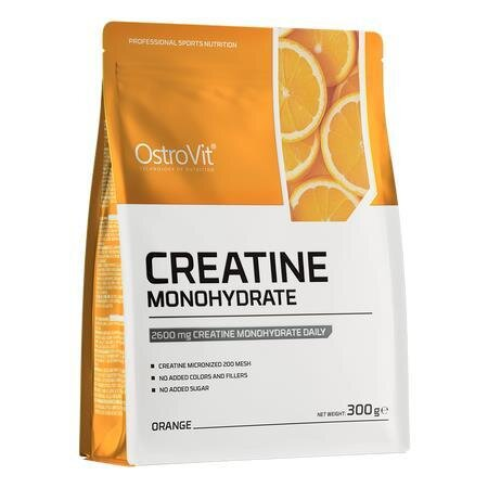 Креатин моногідрат OstroVit Creatine Monohydrate апельсин, 300 г