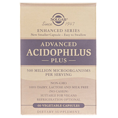 Ацидофілус плюс Solgar Advanced Acidophilus Plus вег. капсули №60