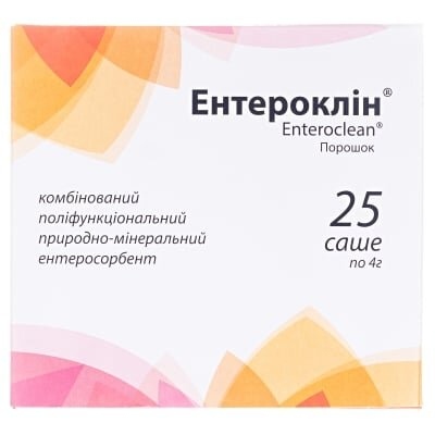 Ентероклін порошок по 4 г №25 у саше