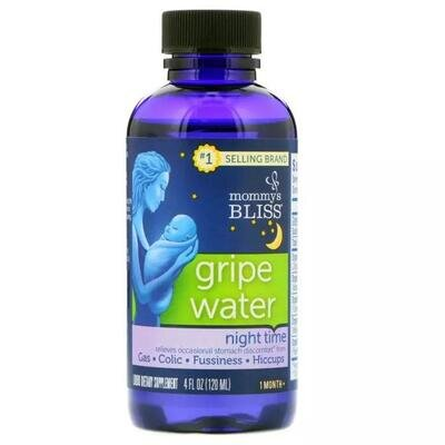 Водичка від коліків дитяча Mommy's Bliss Gripe Water нічна, 120 мл