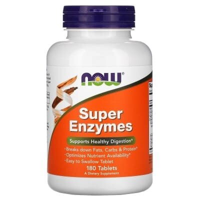 Супер Ензими NOW Super Enzymes таблетки №180