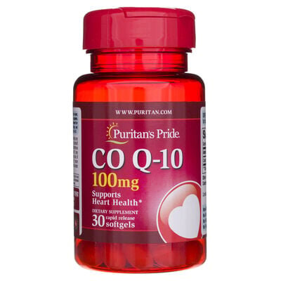 Коензим Q10 Puritan's Pride Co Q-10 100 мг, 30 капсул