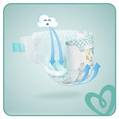 Підгузки дитячі Pampers Active Baby розмір 2, 4-8 кг, 68 шт