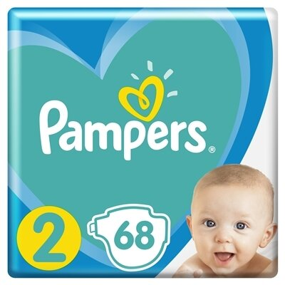 Підгузки дитячі Pampers Active Baby розмір 2, 4-8 кг, 68 шт