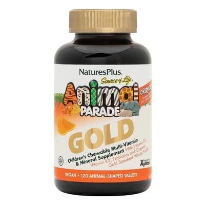 Вітамінний комплекс для дітей Nature's Plus Animal Parade Gold, апельсин, 120 таблеток