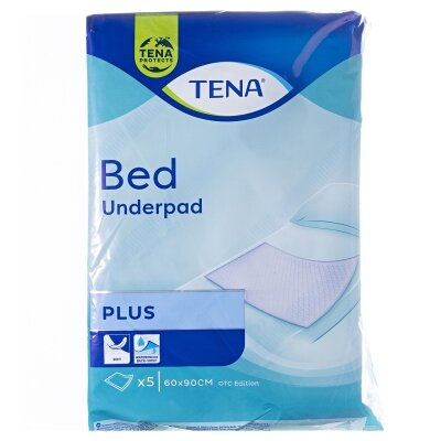 Пелюшки Tena Bed Plus одноразові поглинаючі 60 x 90 см, 5 шт
