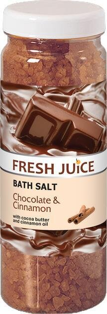 Сіль для ванн Fresh Juice Chocolate & Cinnamon, 700 г