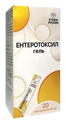 Ентеротоксил Fidem Pharm гель по 20 г №20 в стіках