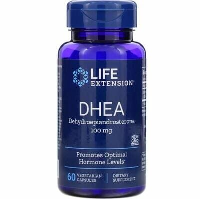 ДГЕА Life Extension DHEA 100 мг, 60 капсул