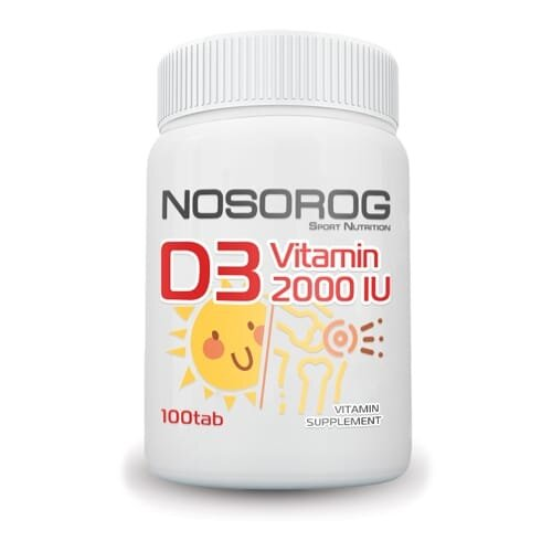 Вітамін D3 Nosorog 2000 ME, 100 таблеток
