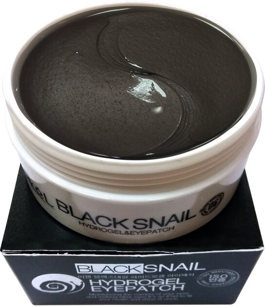 Патчі під очі Ekel Eye Patch Black Snail з муцином чорного равлика, 60 шт